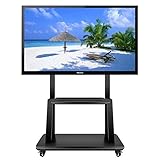 Universeller drehbarer TV-Ständer auf Rädern, mobiler TV-Wagen mit Ablagefach für 32/42/43/50/55/65/70/75 Zoll LED-LCD-Fernseher, höhenverstellbar Beautiful Scenery