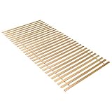 Ansobea Rolllattenrost Lattenrost 90x200cm Federleisten bettgestell Hochwertiger Pappelholz Bettrost Premium Rollrost Holzlatten Rollgitter bettgestell für familienbett Kinder-Babybetten