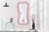 LEBENSwohnART Extravaganter Design Spiegel 100x52cm Divina rosa modern Wandspiegel