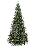 Original Hallerts® Spritzguss Weihnachtsbaum Bellister 210 cm als Nobilis Edeltanne - Christbaum zu 100% in Spritzguss PlasTip® - schwer entflammbar nach B1 Norm, Material TÜV und SGS geprüft
