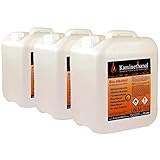 Kaminethanol Icking 30 Liter Bioethanol 96,6% (3 x 10 L) Premium Qualität - direkt vom Hersteller für Ethanol Kamine, Alkohol-Brenner, Terrasenfeuer, Raumfeuer und Gartenfackeln