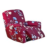 GLLUSA Recliner Bezüge Liegebezüge Stretch Sesselschoner Relaxsessel Sesselbezüge 4 Stück Liegeschutz Sessel Stuhlbezüge Husse Für Relaxsessel (Color : 5, Size : A)