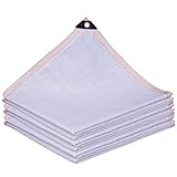 Schattennetz Weiß Sonnensegel Markise Sonnenschutz Verschattung Verschattung Verdickung Mit Ösen for Garten Balkon Garage Zum Schutz Der Privatsphäre (Color : A, Size : 6X6M)