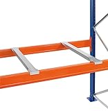 SCHULTE Lagertechnik Tiefenauflage zur Querlagerung von Paletten, 1100 mm, verzinkt