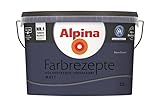 Alpina Farbrezepte, 2,5l, Blaue Stunde, Wandfarbe für Innen, matte Innenfarbe