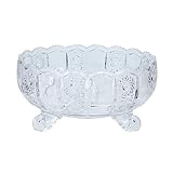 GRFIT Multipurpose Fruit Bowl Moderner Wohnzimmer-Haushalts-Couchtisch-Obstteller, kristallklare Glasplatte, goldblauer Obstteller für Obstteller (Color : A)