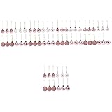 STOBOK 150 Stück Weihnachtskugeln Weihnachtsbaumschmuck Tanzparty-Dekorationen Rosendekorationen Glänzende Weihnachtskugel Hängende Verzierung Weihnachtskugel-Ornamente