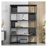 Bücherregale Kabinettanzeige Schrank Schmiedeeisen Bücherregalanzeige Kabinett Freie Kombinationsschrank Bücherregal Rack Büro Wohnzimmer Schlafzimmer Bücherregal Bücherregale Standregal ( Color : Sch