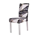 FORCHEER tuhlhussen 4er 6er Elastische Set Stuhlhussen Universal Stretchhusse Stuhlbezug Stretch für Stuhl Esszimmer