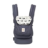 Ergobaby Babytrage Original Marine, 3-Positionen Ergonomische Babytragetasche Kindertrage, Baby Tragesystem von 5.5 bis 20 kg, 1 Stück (1er Pack)