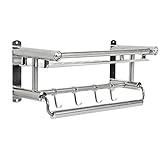 Badezimmer-Aufbewahrungsregal aus Edelstahl, Handtuchhalter, Badetuchhalter, Toilette