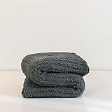 PUMAPU Überwurfdecke, Nickerchen-Überwurf, einfarbig, gestrickte Mikrofaser-Decken, weich, gemütlich, dick, warm, flauschig, flauschig, Fleece-Überwürfe für Sofa, Sessel, Couch, Bett, Weiß, 130 x 1