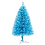 TREEECFCST Weihnachtsbaum künstlich Weihnachtsbäume for Ferien Karnevals-Party Weihnachtsdekoration Outdoor Indoor 90cm (blau) Weihnachtsbaum klein künstlich (Farbe : 5pc, Größe : 90cm)