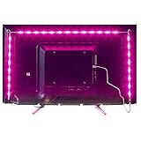 MY LAMP Led TV Hintergrundbeleuchtung,2M USB Led Beleuchtung Hintergrundbeleuchtung Fernseher USB für 40 bis 60 Zoll HDTV,TV-Bildschirm und PC-Monitor,Led Strip.MEHRWEG