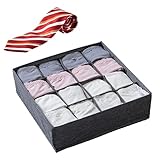 Sakamura Kommode Schublade Organizer | Faltbarer Gürtel-Organizer aus Stoff - Atmungsaktive Aufbewahrungsbox für Schlafzimmer, Kommode, Aufbewahrungsbox für Socken
