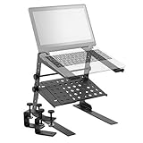 Tiger LEC18-BK Laptop- und DJ-Ständer - mit Ablage