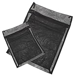 Alipis 4 Stück Reise-Kulturbeutel Schwarze Netztaschen Schwarze Kulturbeutel Wasch-Organizer Kulturbeutel Reise- Reise-Organizer Taschen Wäsche-Netzbeutel Wäschebeutel