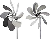 SKARAT A1040 - steel4you Windrad-Set aus Edelstahl: Speedy20 (20cm Rotor) und Speedy28 (28cm Rotor) - Made in Germany