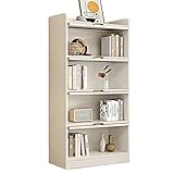 KIRANDY Bücherregal Staubdichtes Bücherregal mit Glastür, Kinder-Aufbewahrungsschrank, freie Kombination, minimalistische Vitrine (Farbe : 4layer 60x35x164cm)