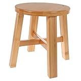 MERRYHAPY 1 Stück Bambusbank Wohnmöbel Tritthocker Bambusmöbel Holzstuhl Fußhocker Schreibtisch Fußhocker Rutschfester Hocker Haushalt Kinderhocker Haushaltsmöbel Mini