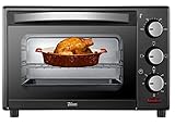 Mini Backofen 15 Liter | 60 min Timer | 1200 Watt | 60°-230°C | Minibackofen | Backofen | Krümelblech | Mini Oven | Camping Ofen | Kleiner Backofen