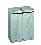 Terry, Ecocab 2 , Schrank zum Mülltrennen, für den Innen- und Außenbereich, 2 separate Fächer - 68x39x88,7 cm