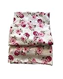 RAMONA LIPPERT® - 3 m Stoff Meterware - 100% Baumwolle - Dekostoff und Bekleidungsstoff - Trachtenstoff - Baumwollstoff zum Nähen mit Blumenprint