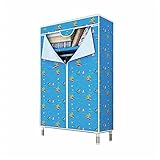 Kindergarderobe,einfache Kleiderstange aus Stoff,Aufbewahrungsregal,tragbar,Umkleideraum für Eigentumswohnungen,offener Kleiderorganisator,Stabiler Metallrahmen (Größe: 168 x 46 x 65 cm,Farb