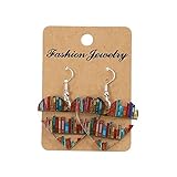 Acryl-Holz-Bücherregal-Ohrringe für Frauen, modisch, Vintage-Herz, Wassertropfen, Schmuck, Bücherregal, Party, Ohrring, Lehrer