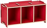 Werkhaus CD Halter, MDF, Rot, M