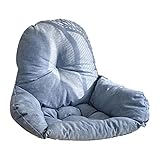NCBA Terrassenstuhlkissen 41,33 x 41,33 Zoll Polsterauflage für Hängematte,Waschbare -Schaukelkissen mit Armlehne und Rückenstütze für Egg Chair Lazy Sofa Patio Schaukelstuhl