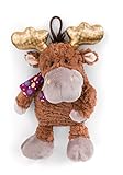 NICI 49334 Elch Thure 350ml 34cm braun-Nachhaltiger Kuscheltier Wärmflasche-Kuscheliges Wärmetier ab 10 Monaten – Wärmeflasche Tier – Plüschtier Bettflasche