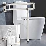 Klappbare Toiletten Aufstehhilfe WC Stützhilfe, Rutschfest Stützklappgriff Toiletten Stützgriff für ältere Schwangere Frauen mit Behinderung