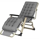 MKYOKO Sommergeschenk Chaiselongue-Lounge-Stühle Zero Gravity Recliner Outdoor-Chaiselongue-Liegestuhl Gartenstuhl Verstellbare Lounge-Stühle