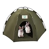 Tragbares Katzenbett-Zelt, faltbares Katzen-Reisezelt, Haustier-Stoffhütte, Camping-Unterschlupf, waschbares Katzen-Tipi, Hundezelt-Bett, Sonnenschutz und wasserdichter Unterschlupf f