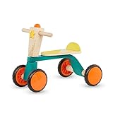 B. toys Rutschrad aus Holz ohne Pedale mit Hupe – Erstes Fahrrad für Babys und Kinder – Laufrad Lauflernrad Holzspielzeug Spielzeug ab 18 Monate