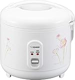 Zojirushi NS-RPC10FJ Reiskocher und -wärmer, 5,5 Tassen (ungekocht), Tulpe