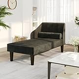 INLIFE Schlafsofa 2-Sitzer Schwarz Samt,Schwarz,10.6KG,340720