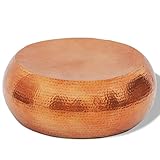 UYSELA Home Sets mit gehämmertem Aluminium Couchtisch Messing/Kupfer