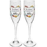 GRUSS & CO Sektglas Set Wir: Zwei Gläser