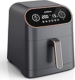 Ultrean Heißluftfritteuse 6,5L XXL Friteuse Heissluft Fritteusen, Airfryer mit 6 voreingestellten Kochmodi, LCD-Touch-Steuerung und Timer/Temperatursteuerung, mit Rezeptbuch auf Deutsch,1800W