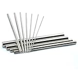 NETFEN Stainless Steel Round Bar, 1PCS 100/200/300/500mm 304 Bar Linear Shaft 5mm 7mm 15mm 8mm 12mm 15mm 18mm 20mm 25mm 30mm (Color : 100mm, Size : 5mm)