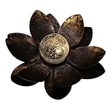 Yardwe Burst-Lotus-Lampe Solarleuchte Solarbetriebene Außenleuchten Außentür-Dekoration Solar-Bodenlicht Weg-Solarlampe Led-Dekoration Garten Solarleuchte Außen-Lotus-Lampe