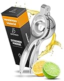 Brendo Zitronenpresse - Universelle Größe & Spülmaschinenfest I Maximale Frische und Geschmack durch 100% Auspresstechnik - Ideale Zitruspresse, da perfekt für alle Zitrusfrüchte