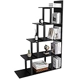 YITAHOME Bücherregale 10 Würfel Bücherregal Raumteiler Display Freistehendes Regal mit 10 Fächern 102 * 30 * 160 cm für Wohnzimmer Schlafzimmer Arbeitszimmer Schwarz