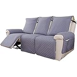 JHLP Schützen Sie Ihre 3-Sitzer-Liege-Couch mit rutschfestem, gestepptem Sofabezug, elastische Bänder für einfaches Anbringen, Relax-Schonbezug für Möbel