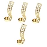 Warmhm 4 Stück Metall-Regalhalterungen Konische Kerzenhalter Vintage-Kerzenhalter Hochzeits-Kerzenhalter Led-Kerzenlichtständer Wand-Kerzenhalter Wand-Kerzenhalter