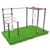 K-Sport: Calesthenics Turnstange für den Garten I Reckstange Garten bis 150 kg belastbar I Wetterfeste Kraftstation mit Barren, Sprossenwand, Klimmzugstange & Hangelleiter I Made in EU