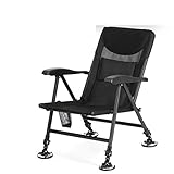 Liegestuhl, Sonnenliege, Stuhl im Freien, klappbare Terrassenstühle, tragbarer Campingstuhl mit Nackenkissen zum Angeln, Urlaub, Garten, Strand, Terrasse, Lounge erforderlich