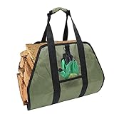 Kaminholz-Tragetasche – robuste Kaminholz-Tragetasche – Oxford-Brennholz-Tasche, große Kapazität, Outdoor-Camping-Holz-Aufbewahrung
